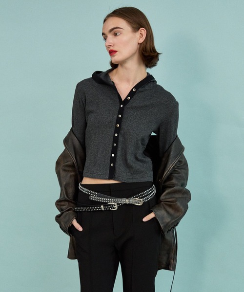 MAISON SPECIAL（メゾンスペシャル） パーカー 「MILLER」Rib Hoodie