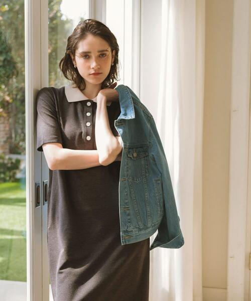 URBAN RESEARCH Sonny Label ワンピース カットポロワンピース