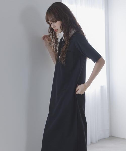 ワンピース カットポロワンピースの画像