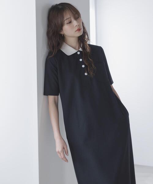 URBAN RESEARCH Sonny Label ワンピース カットポロワンピース