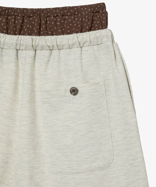 aeae ハーフパンツ パンツ 短パン BRIEFS LAYERED SWEATPANTS