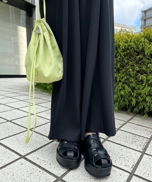 「emmi」 ハンドバッグ ONE SIZE パープル レディース_画像2