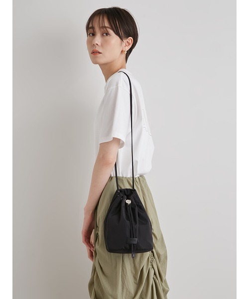 「emmi」 ハンドバッグ ONE SIZE パープル レディース_画像6