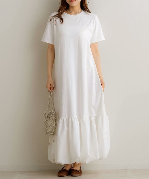 「NOAHL」 ドッキングワンピース FREE ブラック レディース_画像4