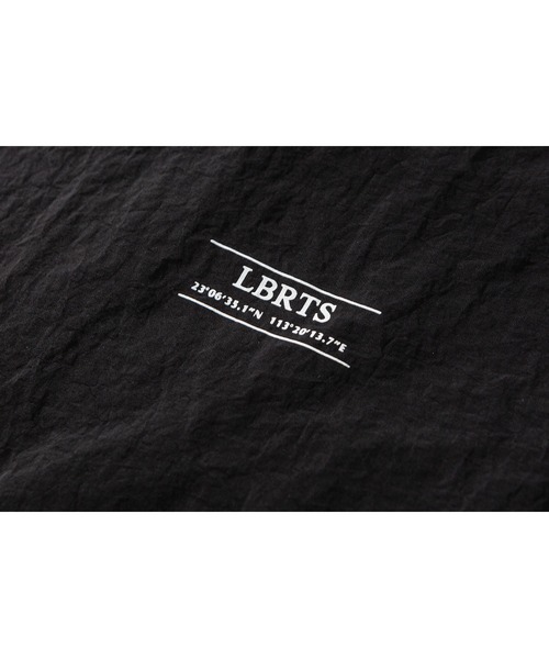 LIBERATURS ブルゾン アウター ナイロンワッシャー ハーフジップ