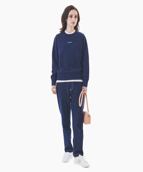 「LACOSTE」 スウェットカットソー 34 グリーン レディース_画像5