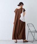 ワンピース 半袖 「さらっと快適」微配色ステッ...の詳細画像3
