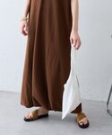 ワンピース 半袖 「さらっと快適」微配色ステッ...の詳細画像2