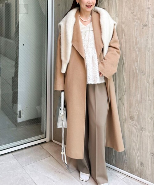 「NOLLEY'S Sophi」 パンツ 36 カーキ レディース_画像5