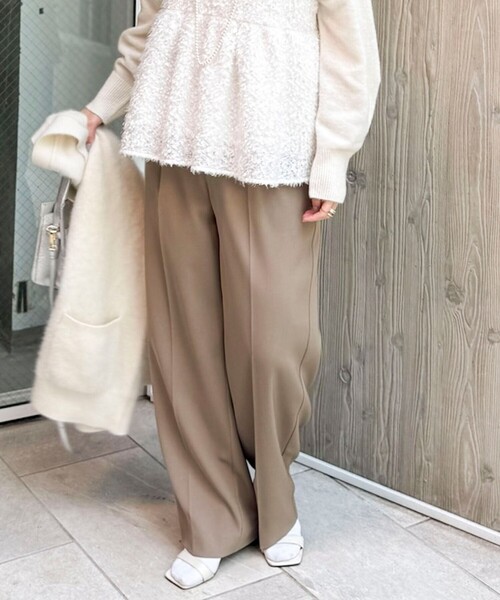 「NOLLEY'S Sophi」 パンツ 36 カーキ レディース_画像7