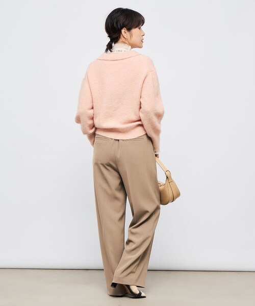 「NOLLEY'S Sophi」 パンツ 36 カーキ レディース_画像9