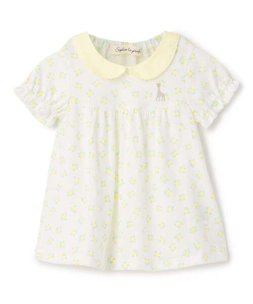 SOPHIE LA GIRAFE（キリンのソフィー） tシャツ 花柄プリント半袖T 