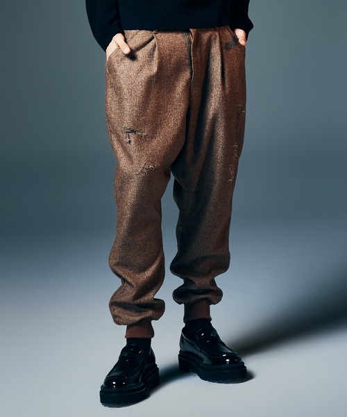 glamb（グラム） パンツ Tweed Jogger Pants / ツイードジョガーパンツ