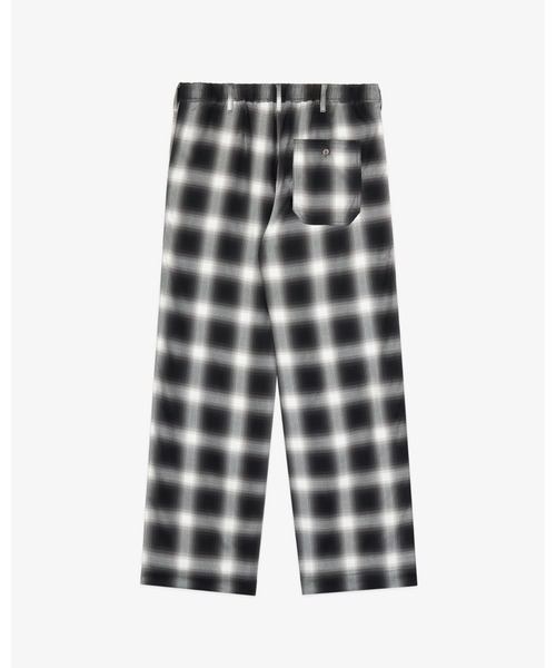 FRONT 11201 パンツ Easy Fatigue Pants/ Ombre Check Rayon Gabardine