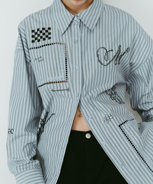 Knuth Marf（クヌースマーフ） ブラウス シャツ embroidered shirt