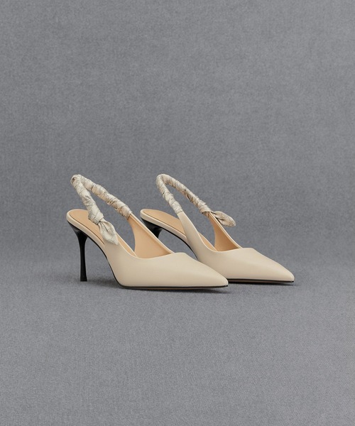 「CHARLES & KEITH」 パンプス 22.5cm オフホワイト レディース_画像9