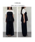 オールインワン 「セットアップ」ペプラムビスチ...の詳細画像1