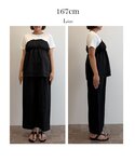 オールインワン 「セットアップ」ペプラムビスチ...の詳細画像4