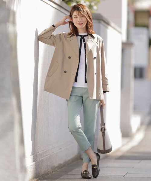 「J.PRESS」 ニットアンサンブル MEDIUM ピンク レディース_画像3