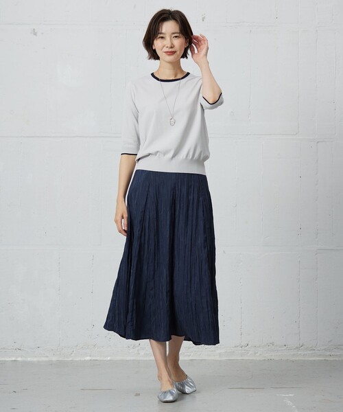 「J.PRESS」 ニットアンサンブル MEDIUM ピンク レディース_画像6