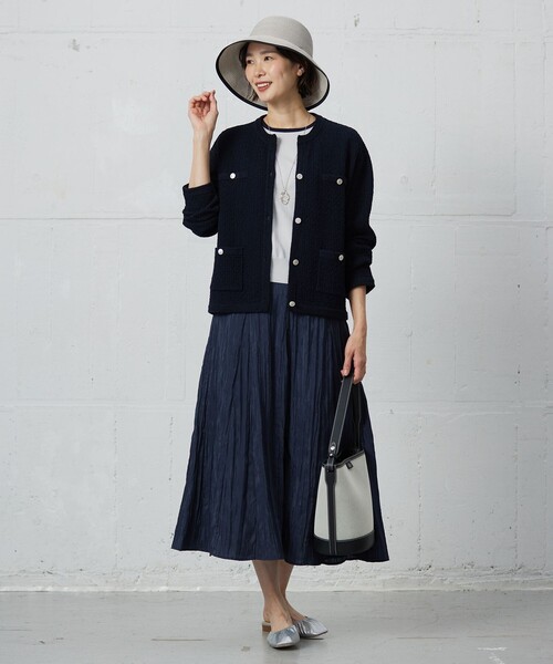 「J.PRESS」 ニットアンサンブル MEDIUM ピンク レディース_画像7