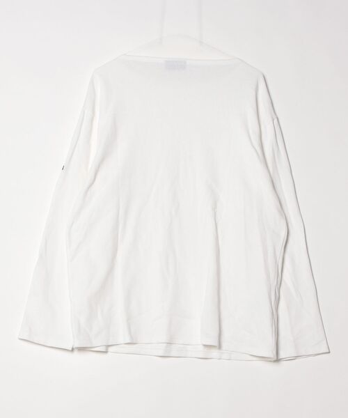 SAINT JAMES ホワイト 長袖 Tシャツ　サイズT7 SAINT JAMES（セントジェームス） 長袖Tシャツ 7 ホワイト メンズ