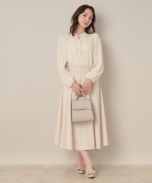 「couture brooch」 長袖ブラウス 38 アイボリー レディース_画像3