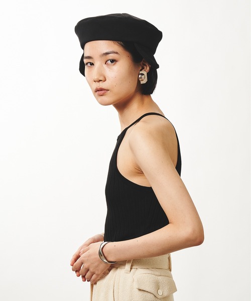 「La Maison de Lyllis」 帽子 57cm ホワイト レディース_画像6