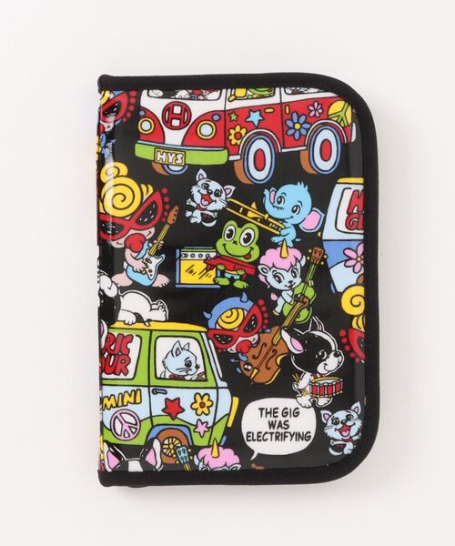 HYSTERIC MINI（ヒステリックミニ） BAND WAGON総柄 マルチケース
