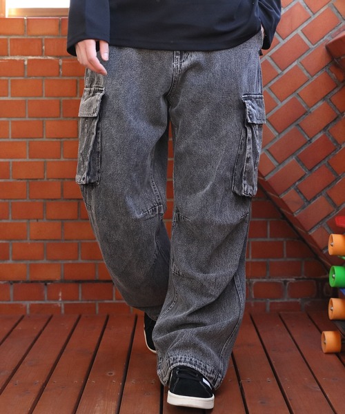 「8(eight)」 「Jungle Storm」デニムパンツ MEDIUM ネイビー メンズ_画像2