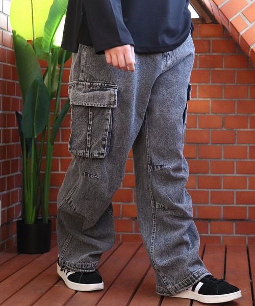 「8(eight)」 「Jungle Storm」デニムパンツ MEDIUM ネイビー メンズ_画像3