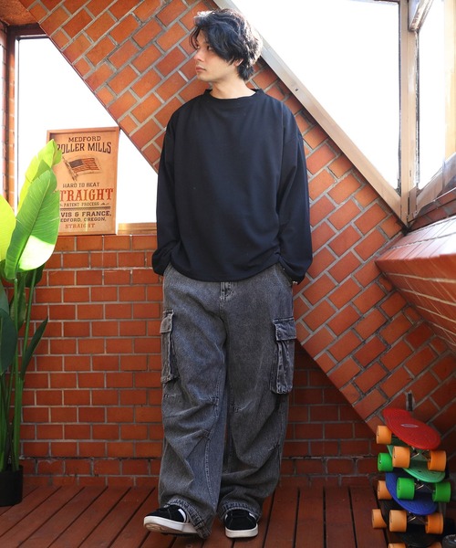 「8(eight)」 「Jungle Storm」デニムパンツ MEDIUM ネイビー メンズ_画像6