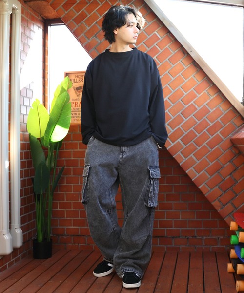 「8(eight)」 「Jungle Storm」デニムパンツ MEDIUM ネイビー メンズ_画像7