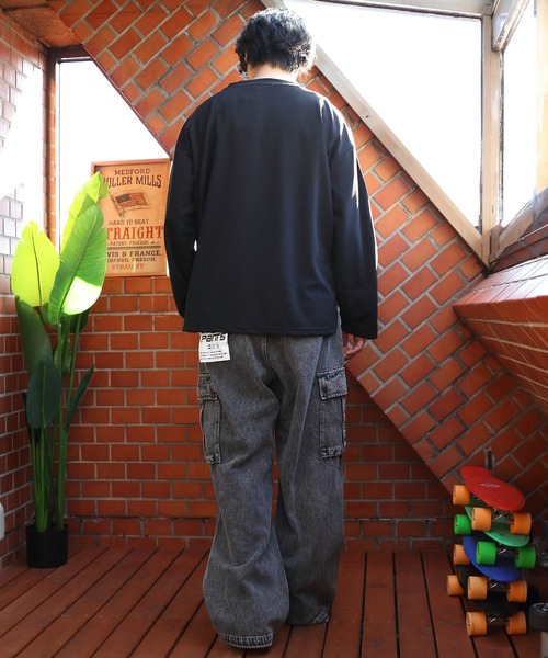 「8(eight)」 「Jungle Storm」デニムパンツ MEDIUM ネイビー メンズ_画像9