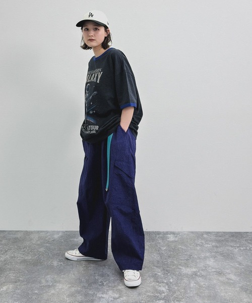 「niko and...」 カーゴパンツ LARGE ブラック レディース_画像7