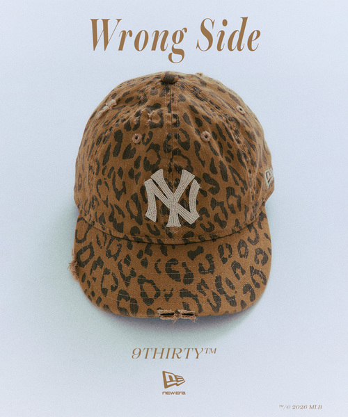 ラスト1点　New Era 9THIRTY レオパード柄 M/Lキャップ NEW ERA（ニューエラ） キャップ 帽子 メンズ 別注 9THIRTY(TM) ハード