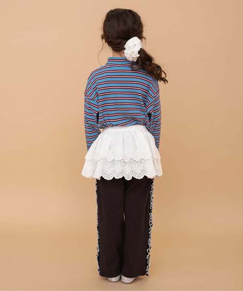 BREEZE（ブリーズ） パンツ サイドフリルワッフルパンツ キッズ 子供服