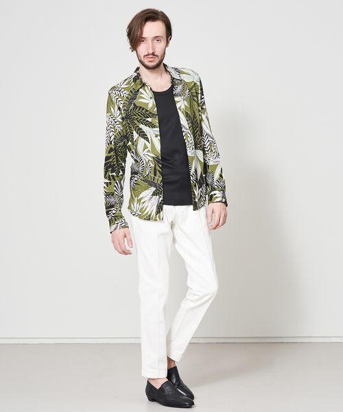 シャツ　5351 5351 POUR LES HOMMES シャツ ヴィクトワールインクジェット長袖