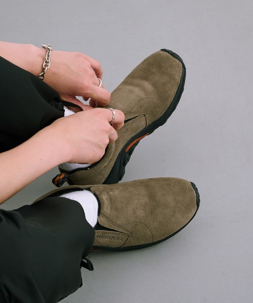 MERRELL メレル レザー スリッポン ブラウン MERRELL（メレル） スリッポン JUNGLE MOC ジャングルモック