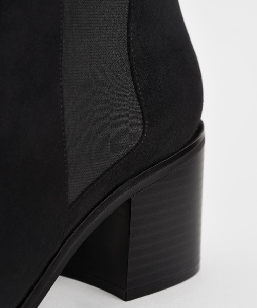 CHARLES ＆ KEITH ブーツ ブロックヒール チェルシーブーツ