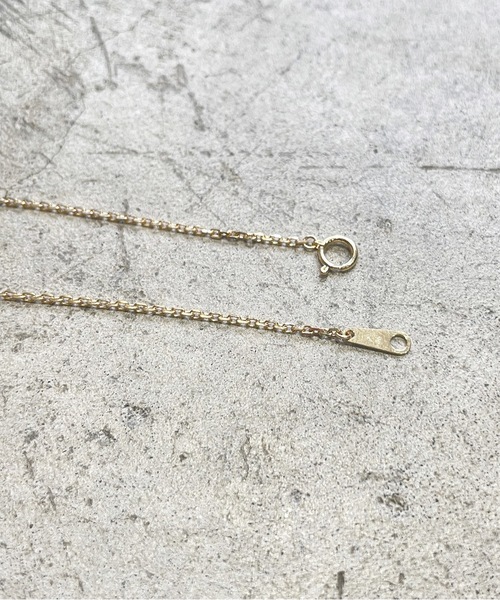 ネックレス メンズ K18 GOLD CUT AZUKI CHAIN NECKLACE(M) 50cm 18金 カットアズキ チェーンネックレス（中）｜zozo｜10