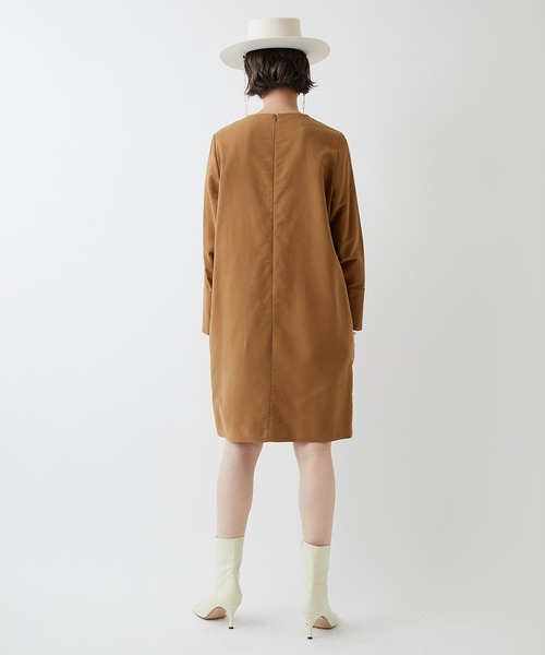Whim Gazette ワンピース 【WEB限定】ステッチミニワンピース Whim Gazette ワンピース 【WEB限定】ステッチミニワンピース