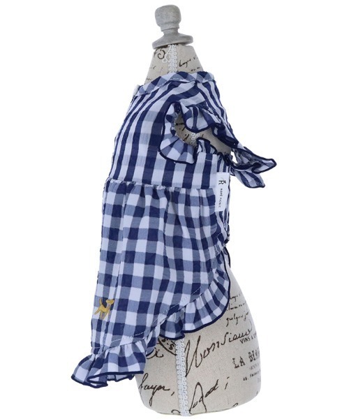 ROPE PICNIC チェック柄ドッキングワンピース ペット服［新品］ ROPE