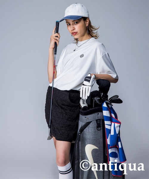 23区GOLF♡ダイヤキルト♡防寒♡中綿スカート antiqua（アンティカ