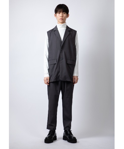 emi+｜オーバーシルエットテーラードベスト | Rakuten Fashion