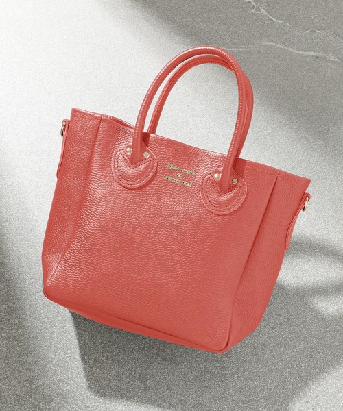 ハンドバッグ 「YOUNG＆OLSEN」EMBOSSED LEATHER D TOTE Sの画像