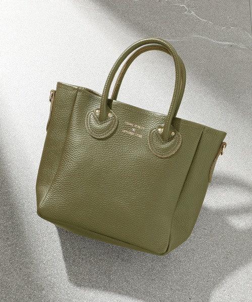 ハンドバッグ 「YOUNG＆OLSEN」EMBOSSED LEATHER D TOTE Sの画像
