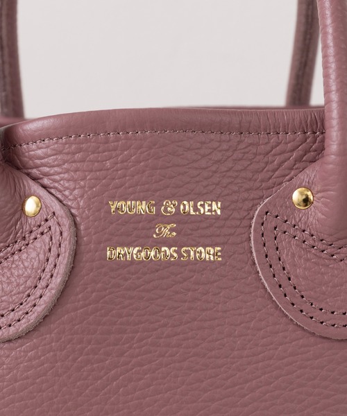 ハンドバッグ 「YOUNG＆OLSEN」EMBOSSED LEATHER D TOTE Sの画像