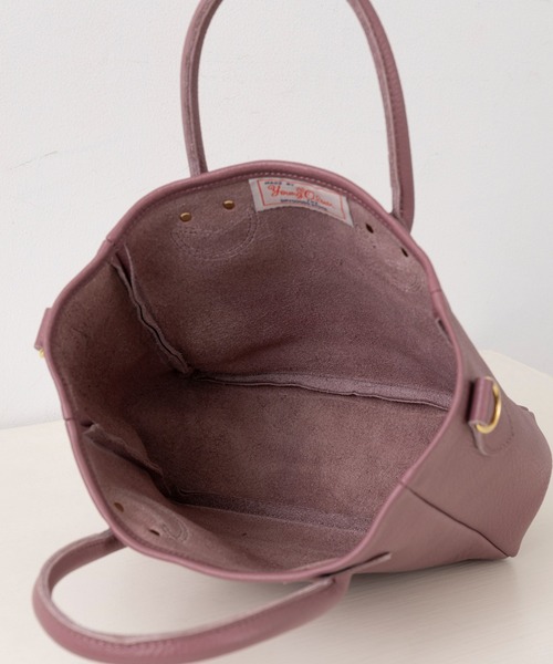 ハンドバッグ 「YOUNG＆OLSEN」EMBOSSED LEATHER D TOTE Sの画像