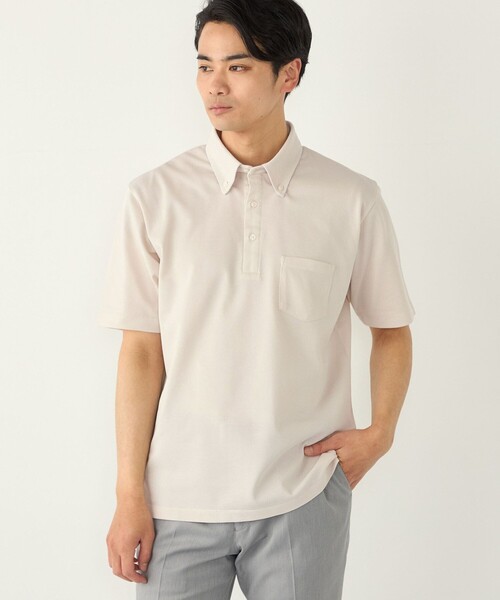 SHUSHU/TONG クリーム色 ポロシャツ 半袖 新品タグ付き SHIPS Colors（シップスカラーズ） ポロシャツ SHIPS Colors: 「吸水速